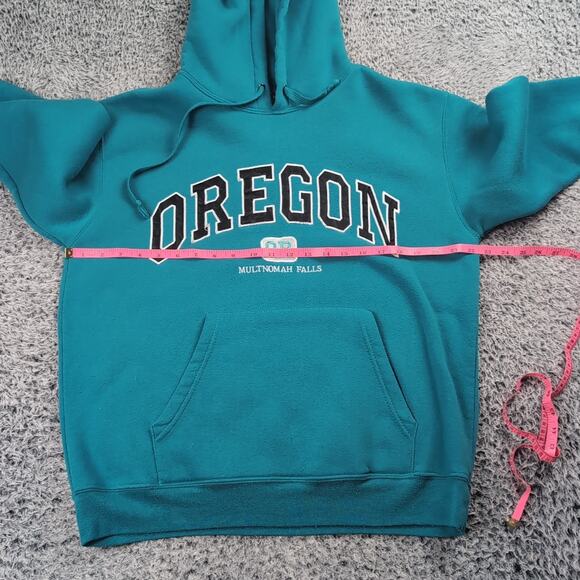 Vintage Oregon Sweatshirt Adult Small Blue Destination Hoodie Multnomah Falls - Picture 3 of 6